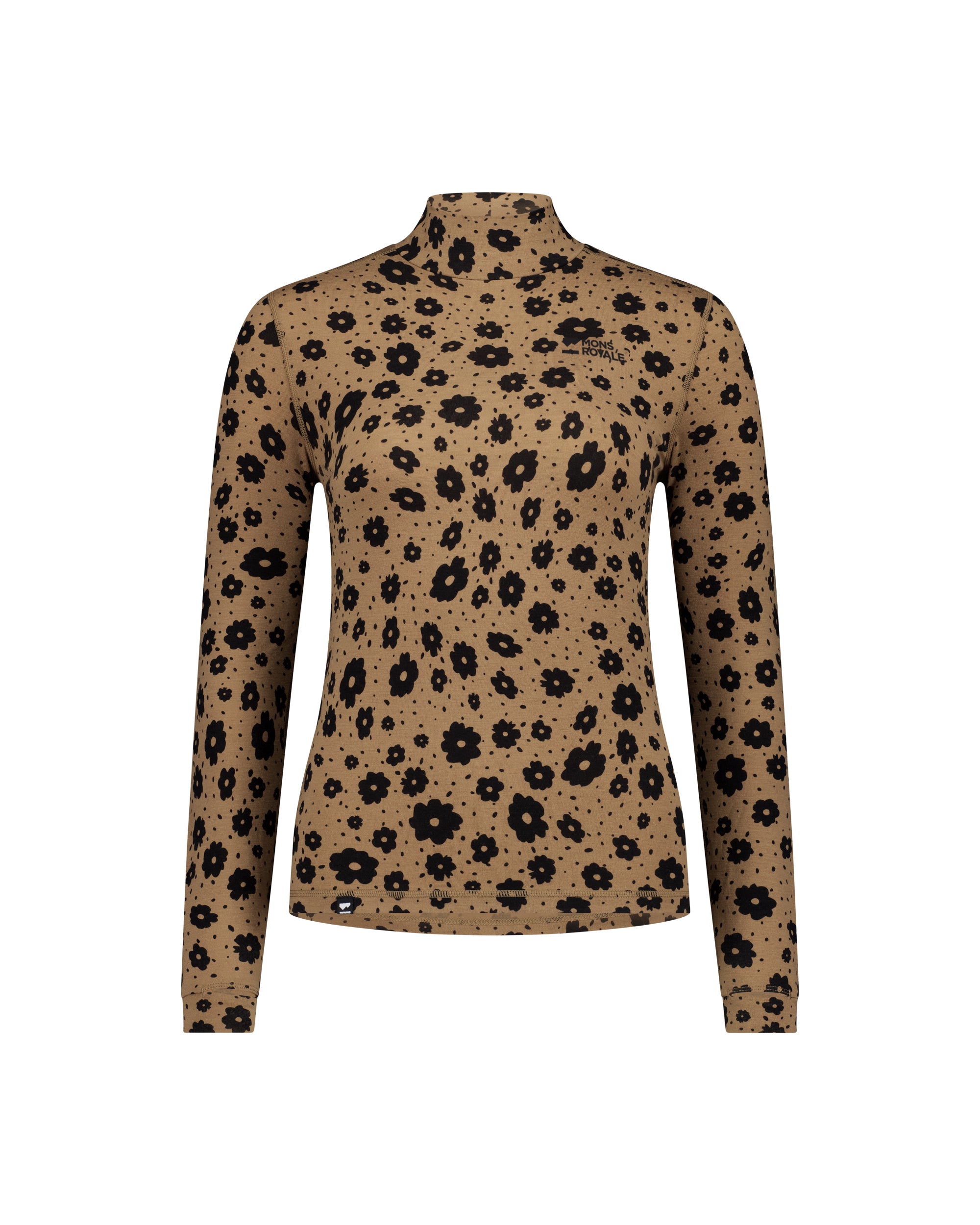 Women's Cascade Merino Mock Neck LS