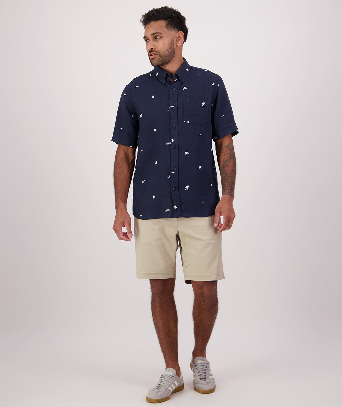Men's Farm Vibes Linen Shirt