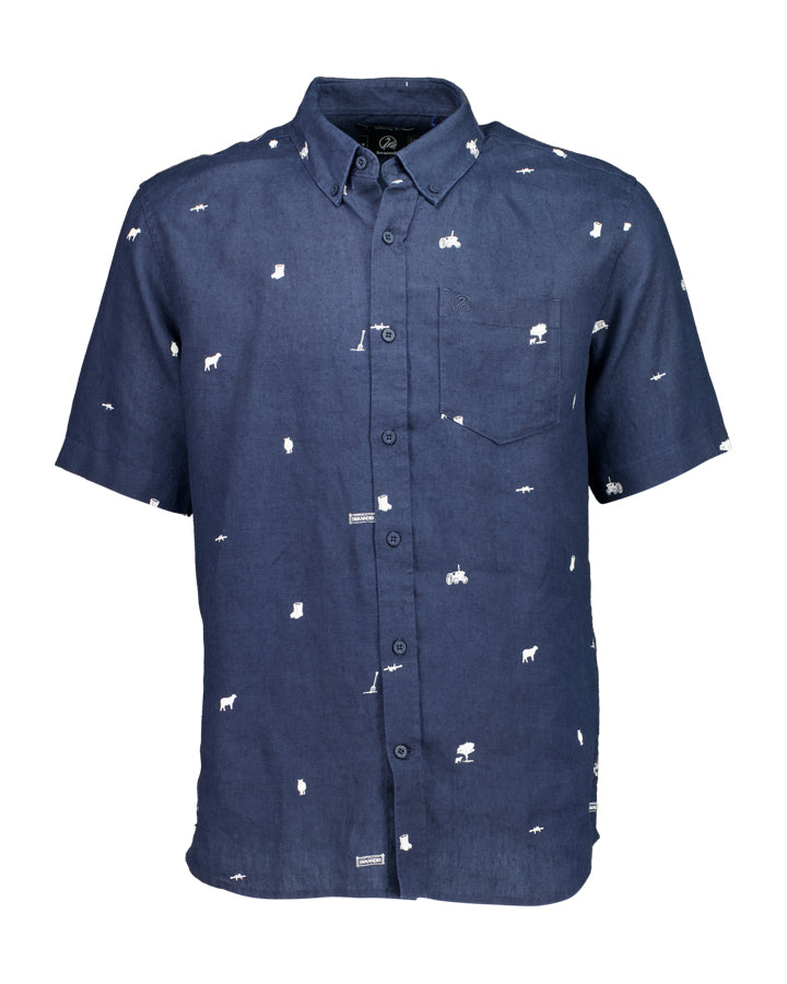 Men's Farm Vibes Linen Shirt