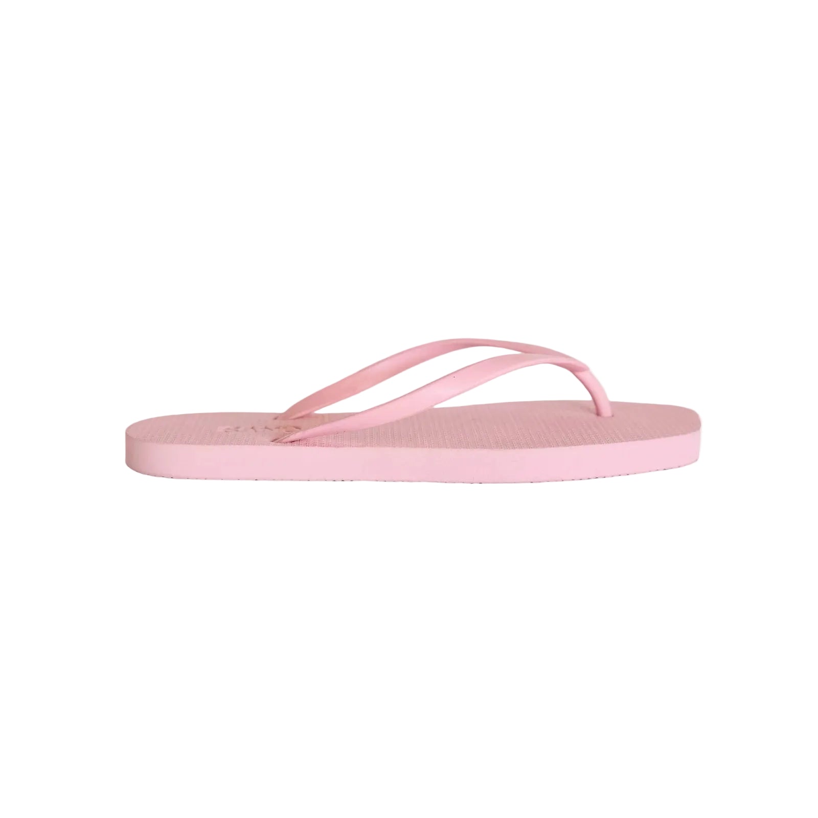 Pink flip-flop sandal on a light gray background