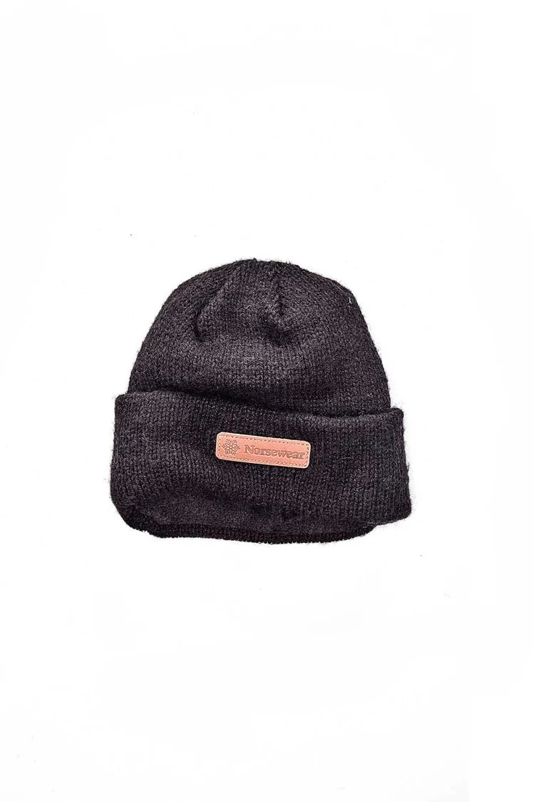 Aspiring Leather Patch Beanie