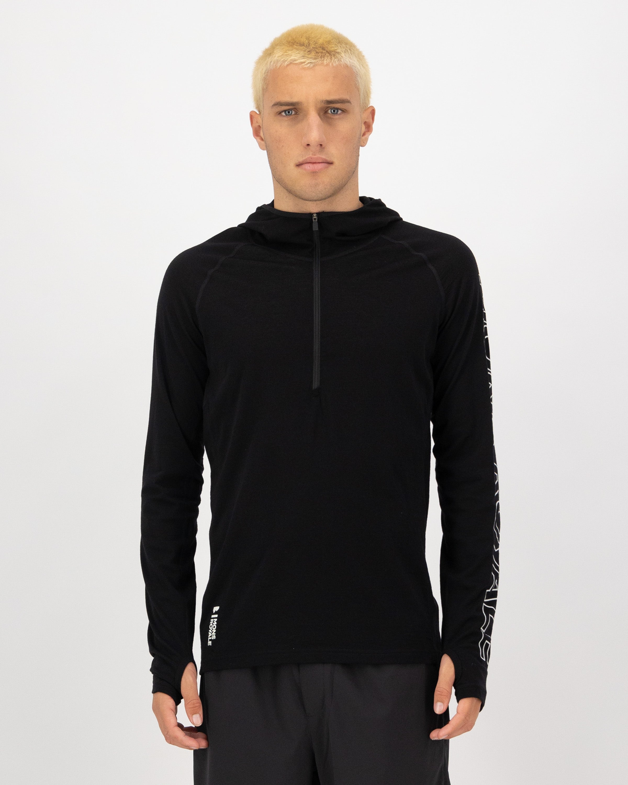 Men's Temple Long Sleeve Hooded T-Shirt