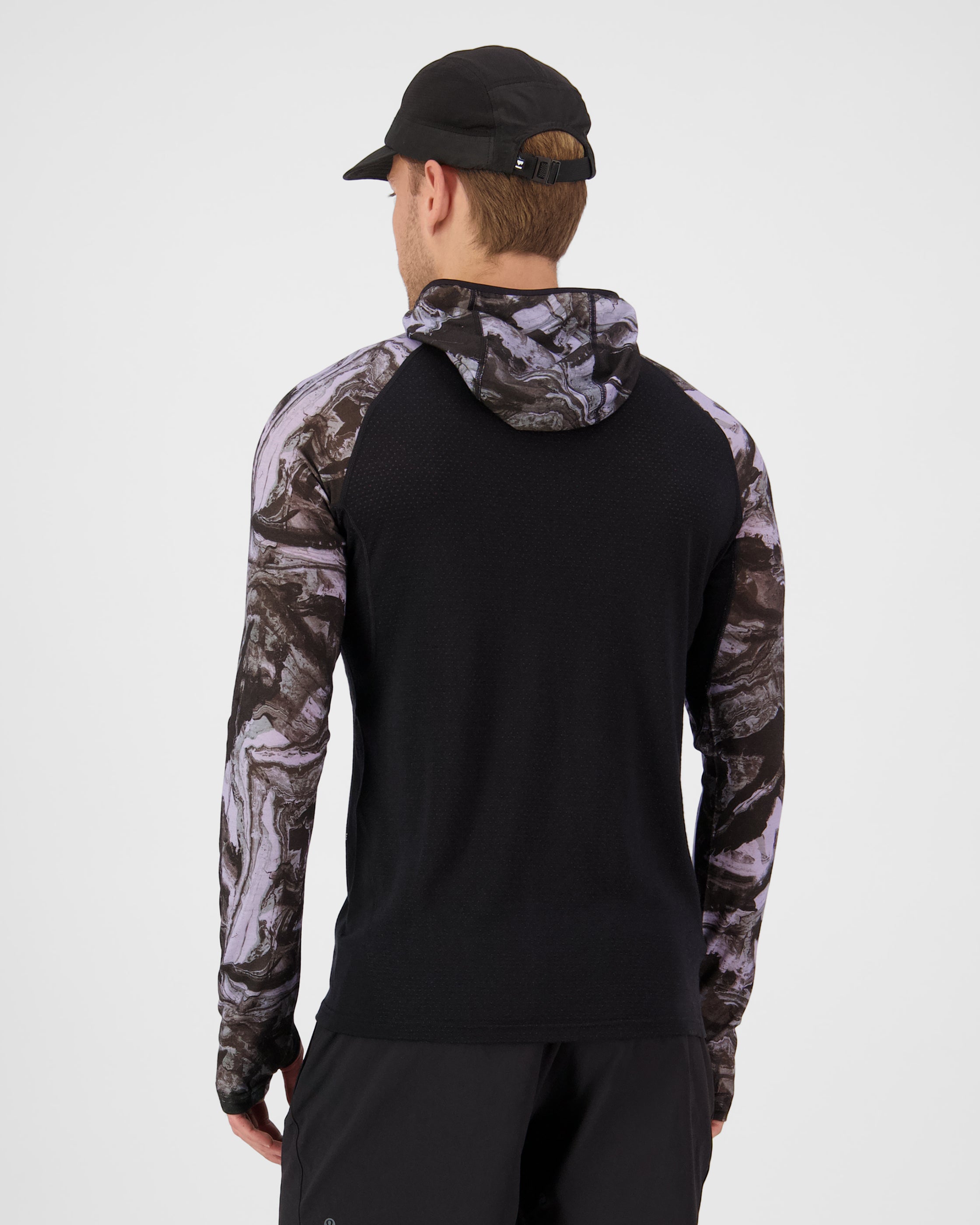 Men's Temple Long Sleeve Hooded T-Shirt