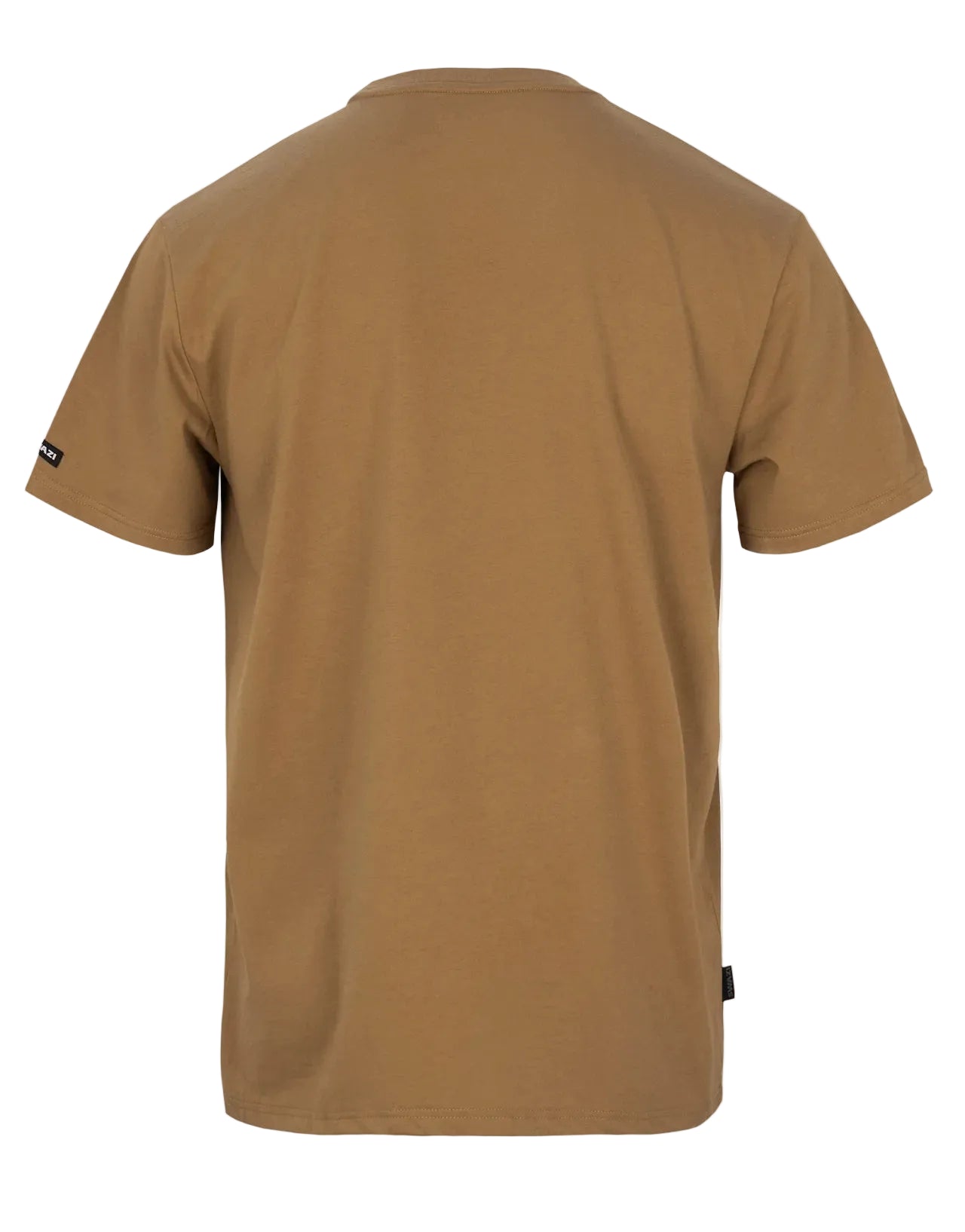 Brown t-shirt on a white background