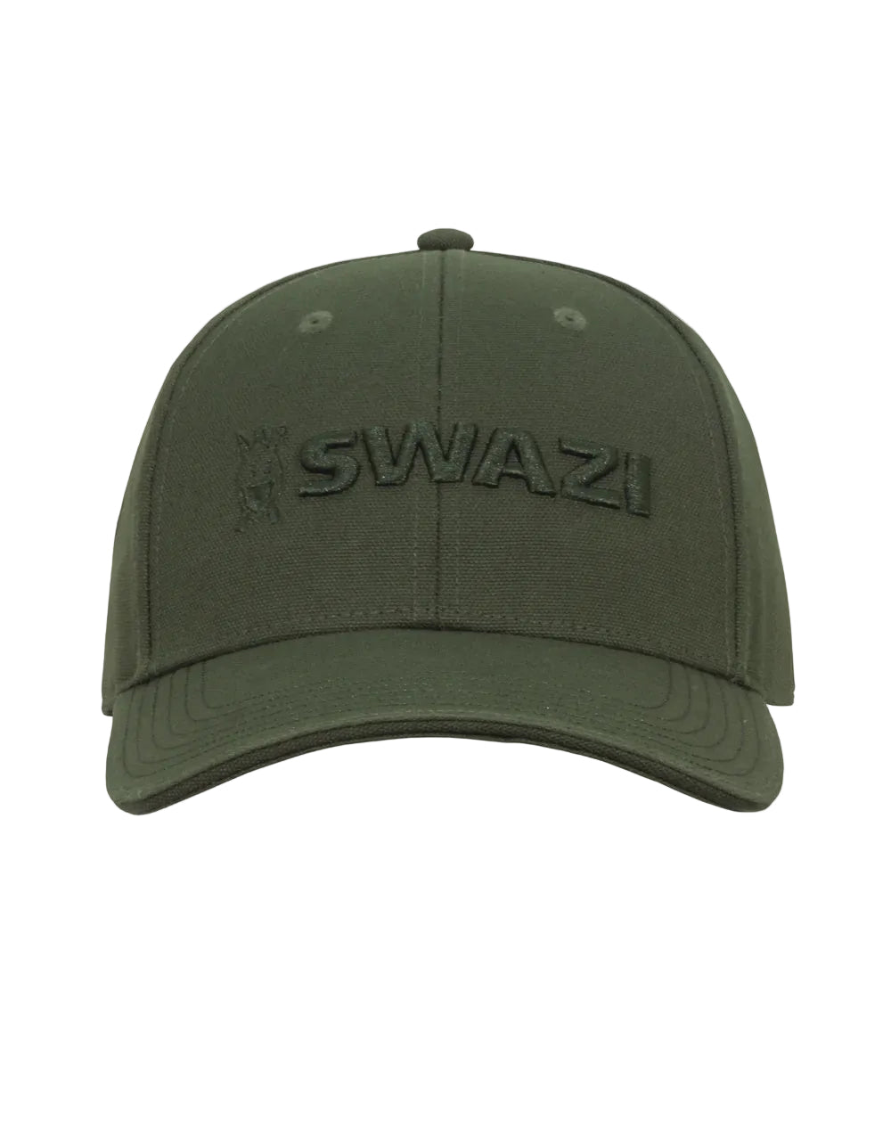 Green cap with 'SWAZI' logo on a light gray background