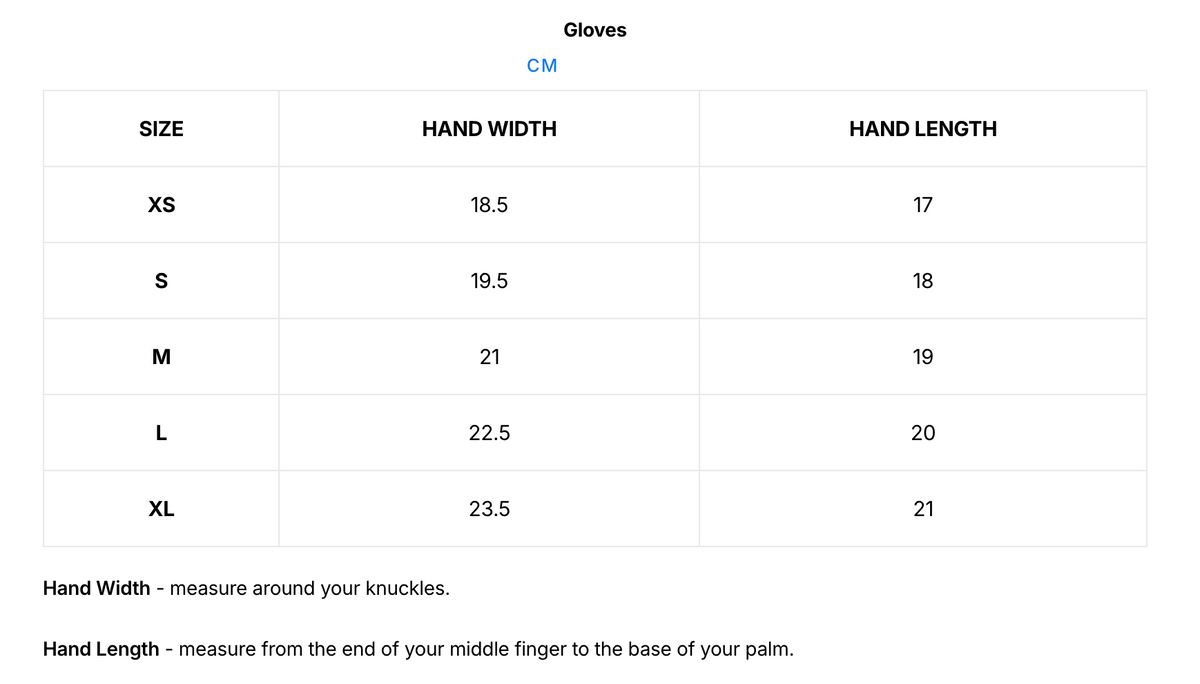 Size Guide