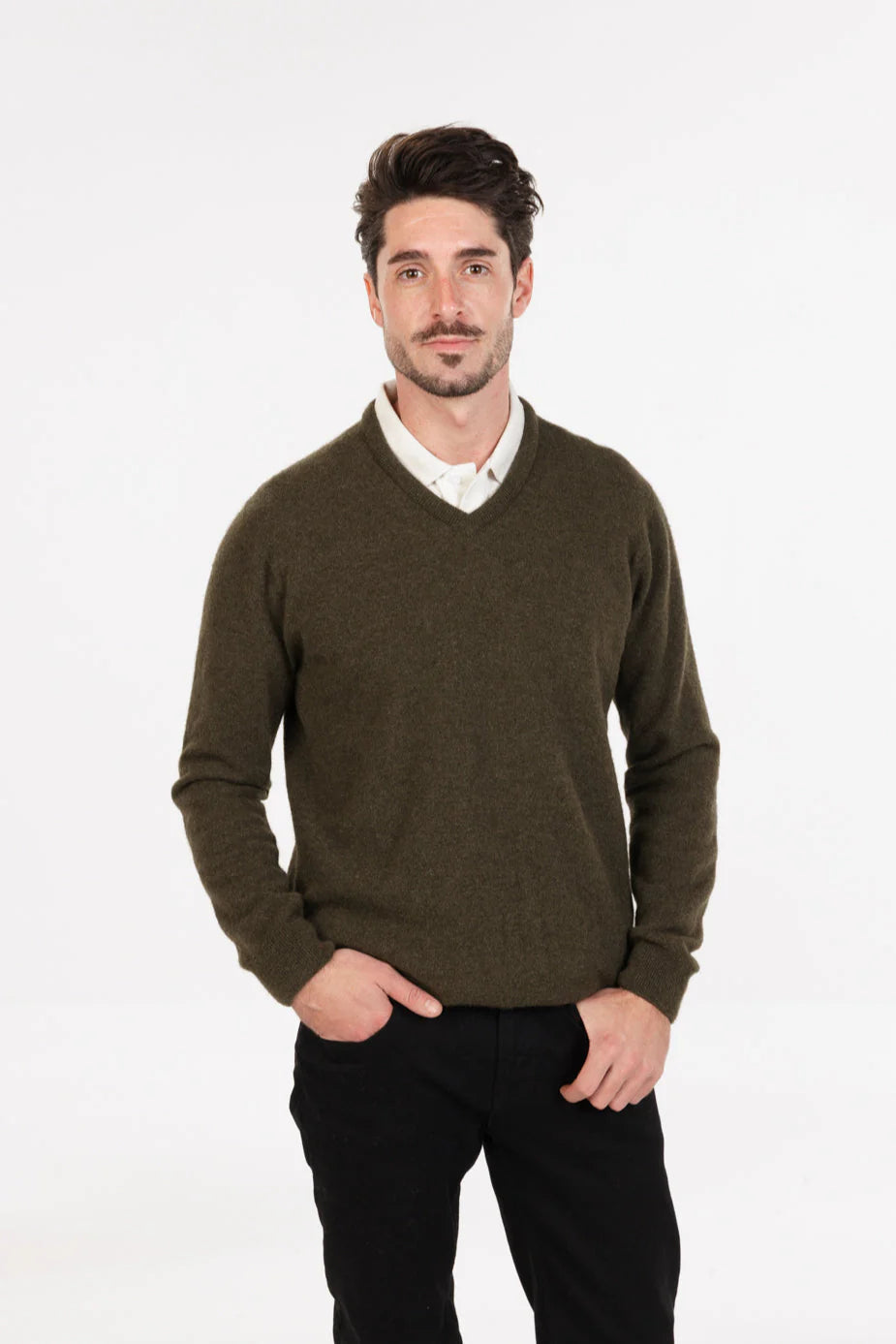 Men's Vee Neck Sweater