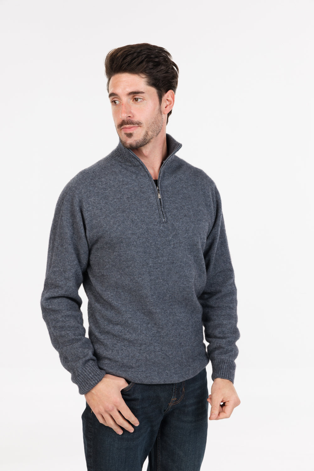 Men's Lightweight Half Zip Sweater