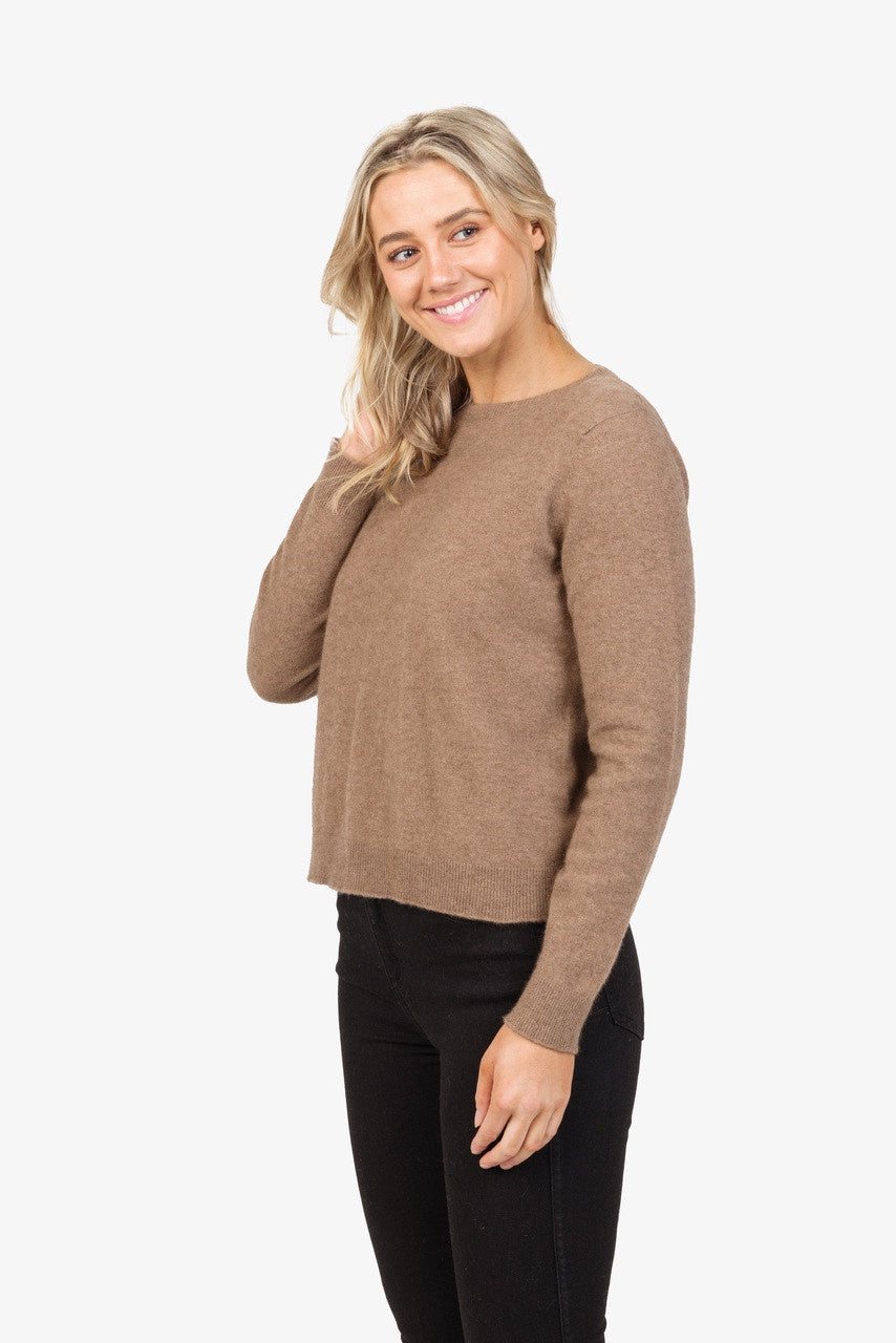 Women's Classic Crop Crew Sweaters