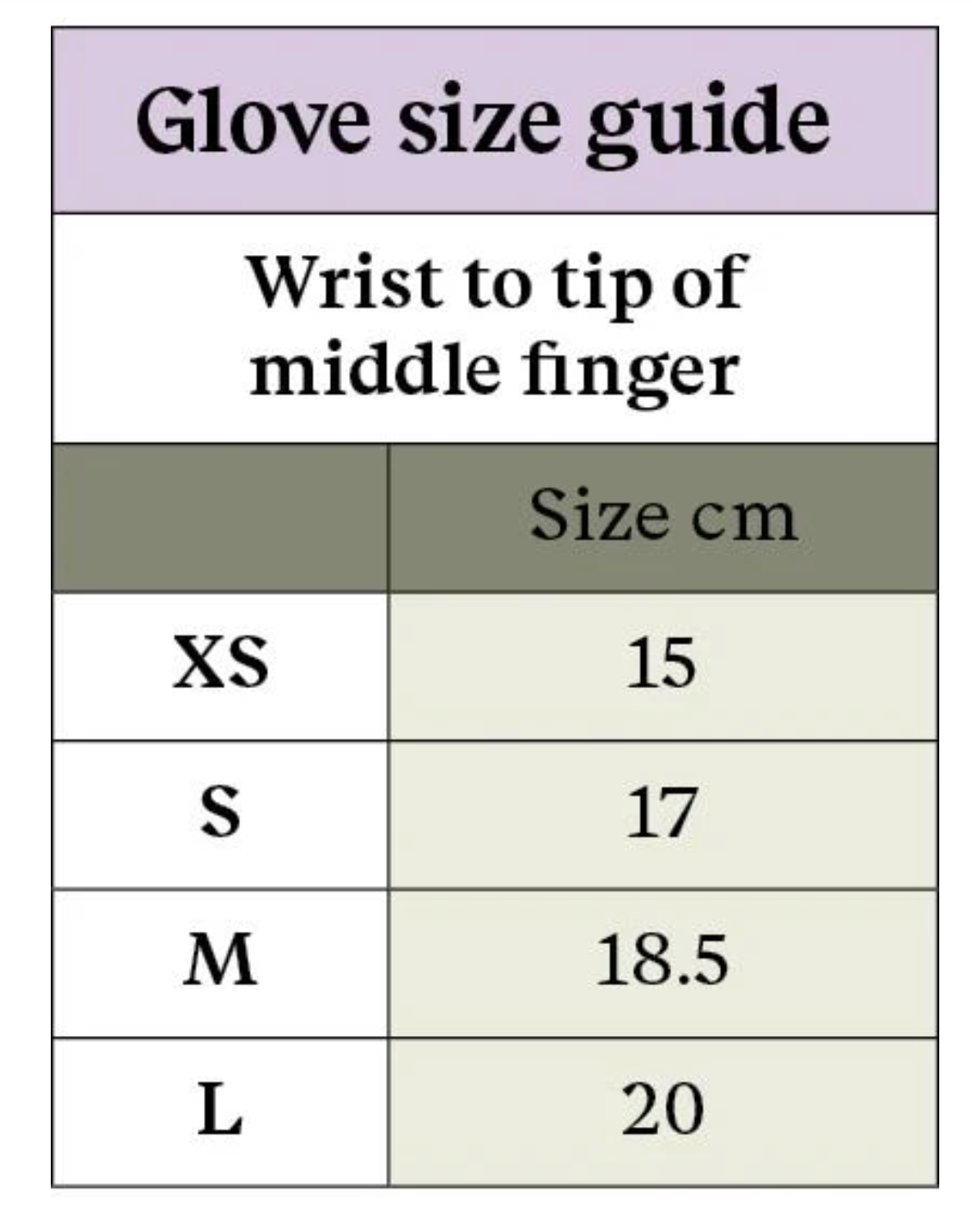 Size Guide