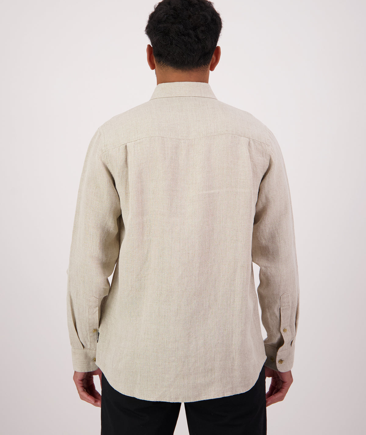 Men's Puhoi Linen Long Sleeve Shirt