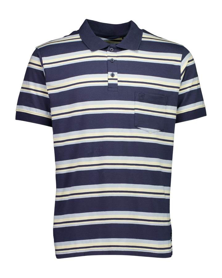 Men's Waimate Striped Polo