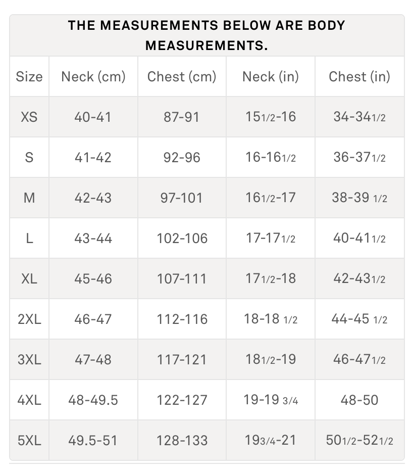 Size Guide