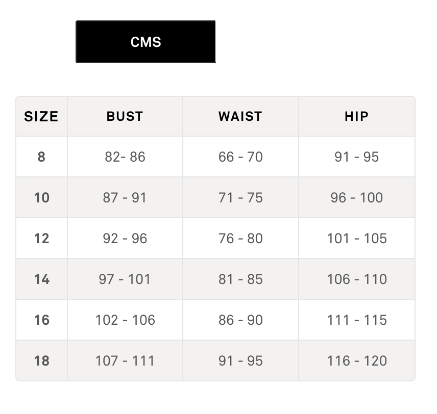Size Guide