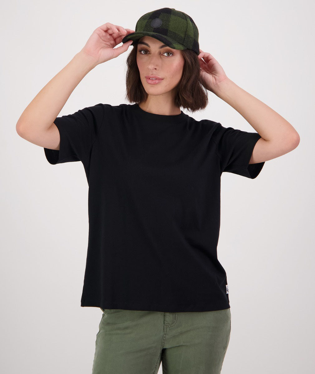Women's Relaxed Black T-Shirt